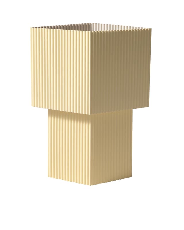 Lampa stołowa ROMB MINI żółta, Pholc - WYMIARY