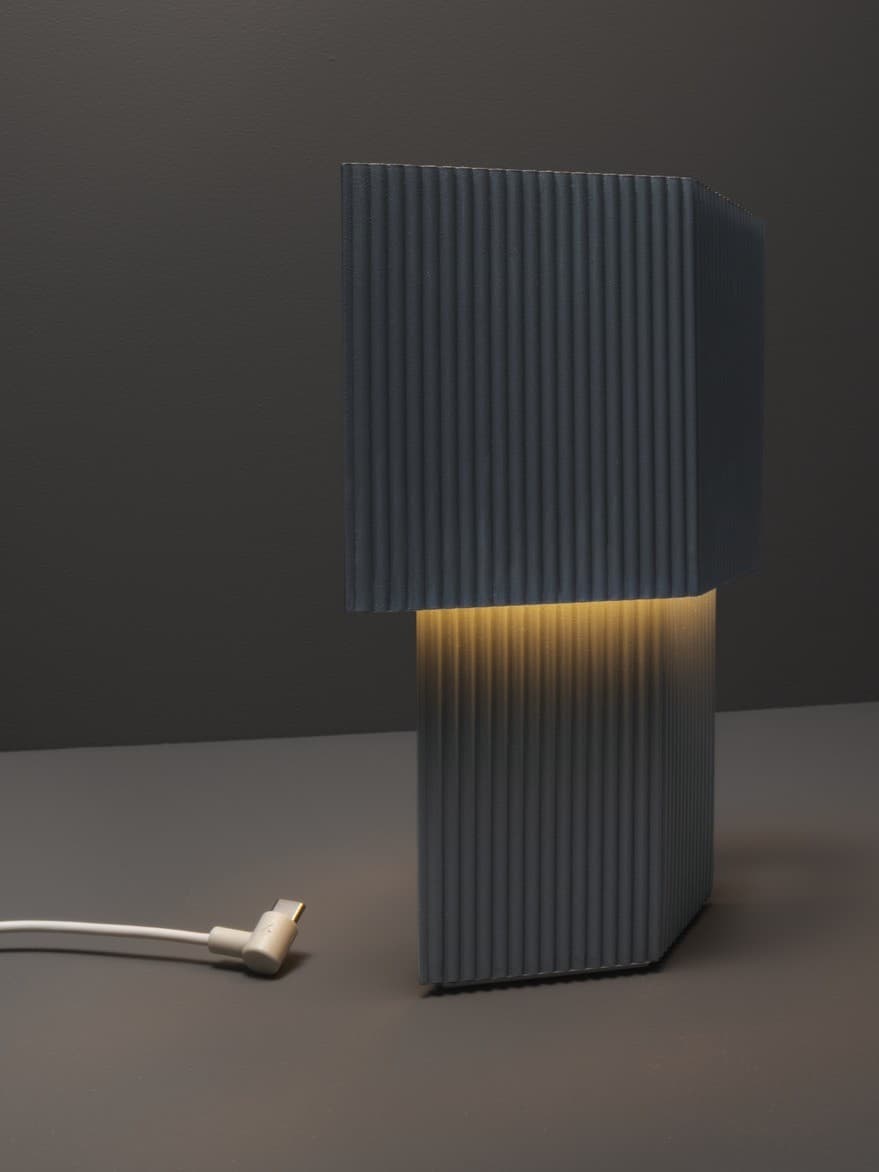 Lampa stołowa ROMB MINI grafitowa, Pholc - 358093