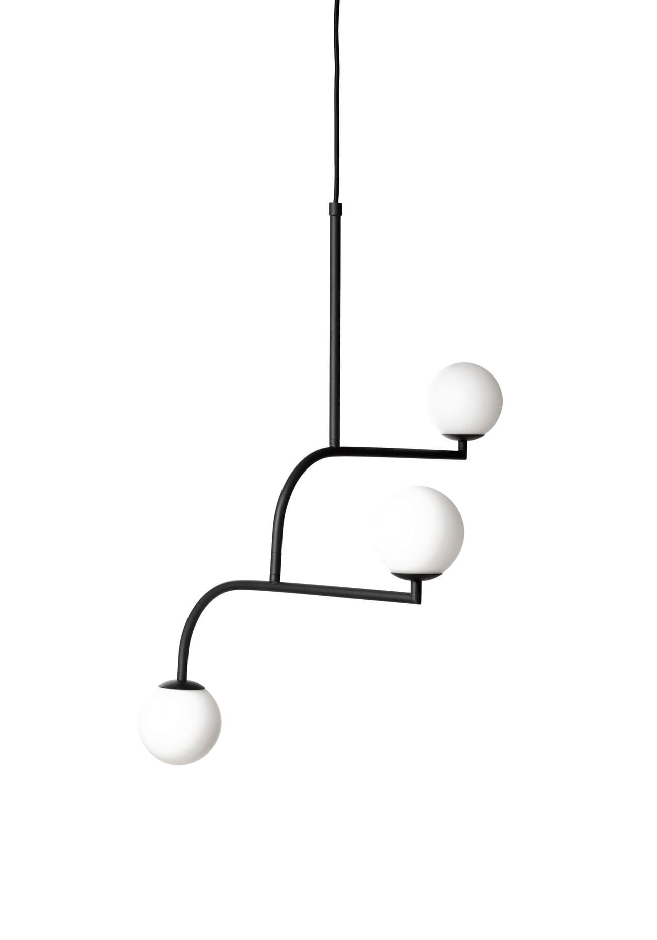 Pendant lamp MOBIL 70 white, black, Pholc
