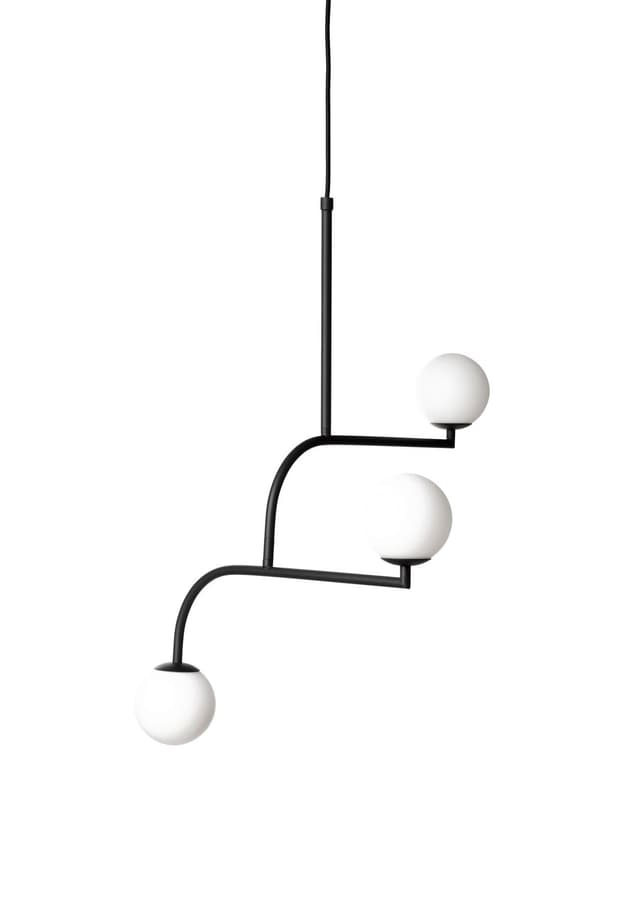 Pendant lamp MOBIL 70 white, black, Pholc - DIMENSION