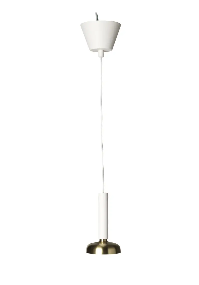 Pendant lamp Blend 9 white, gold Pholc