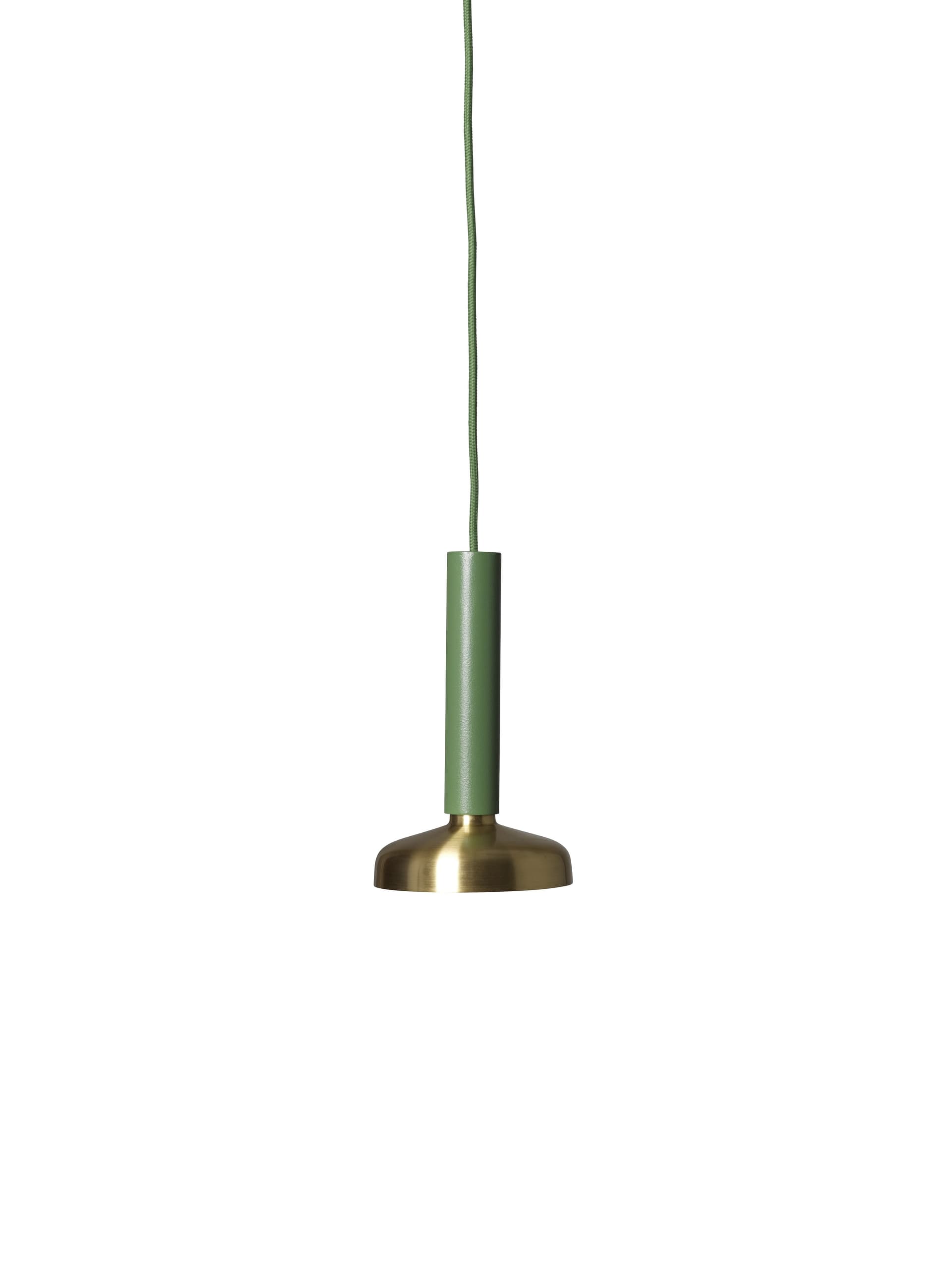 Pendant lamp Blend 9 green, gold Pholc