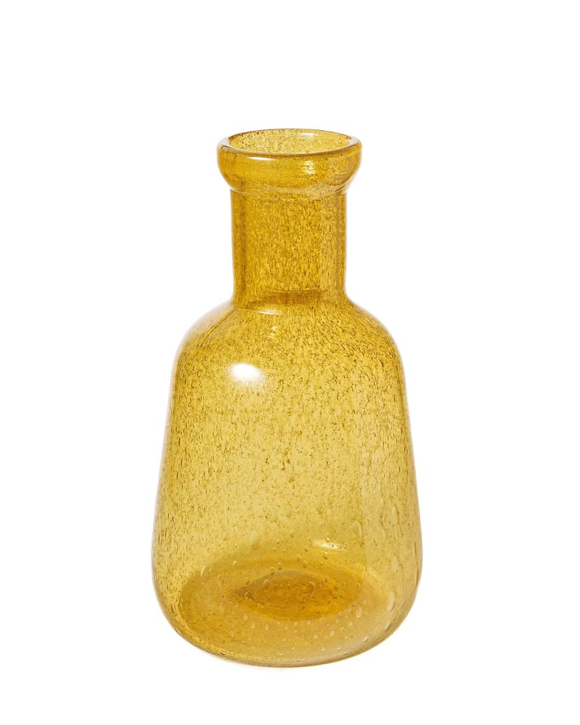 Decorative Bottle Antico, orange glass, 1970s
