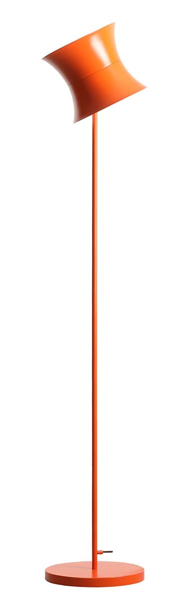 Lampa podłogowa retro Kibo kobaltowa, proj. N. Szpunar, Artera
