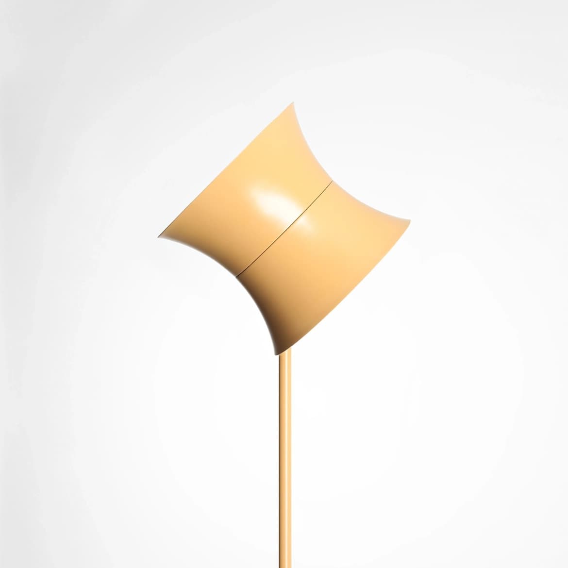 Lampa podłogowa retro Kibo miodowa, proj. N. Szpunar, Artera - 360013