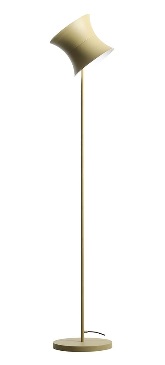 Lampa podłogowa retro Kibo pistacjowa, proj. N. Szpunar, Artera