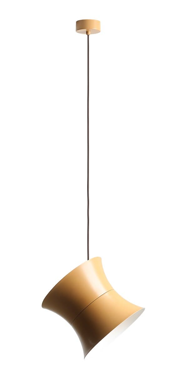 Lampa wisząca retro Kibo miodowa, proj. N. Szpunar, Artera