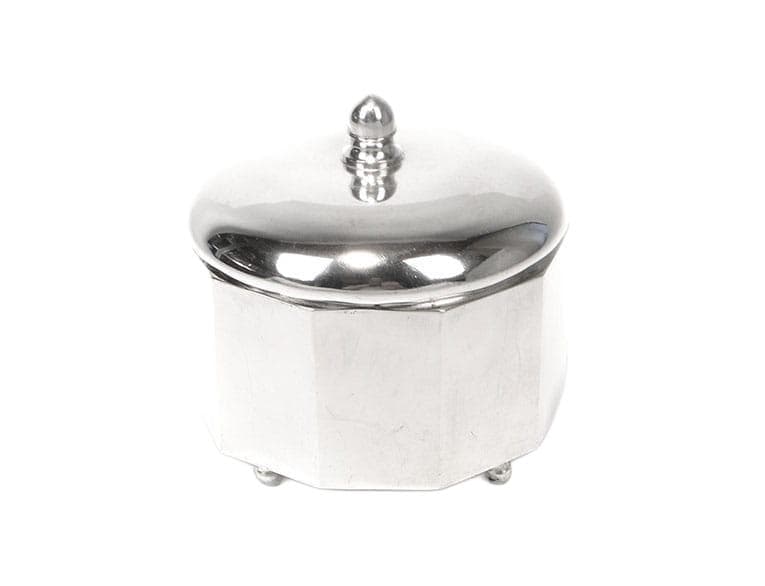 Sugar Bowl Art Deco, silver, Poland, 1930s