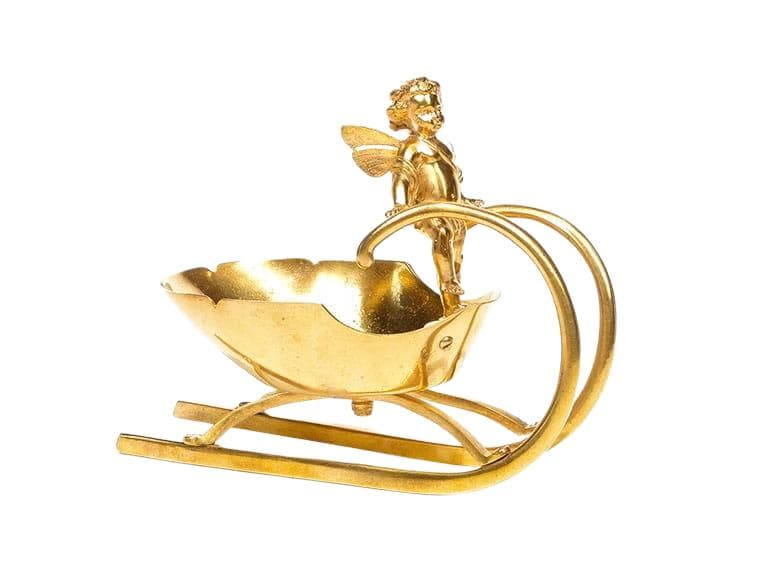 Jardiniere Biedermeier, gilt bronze, Austria, 19th century