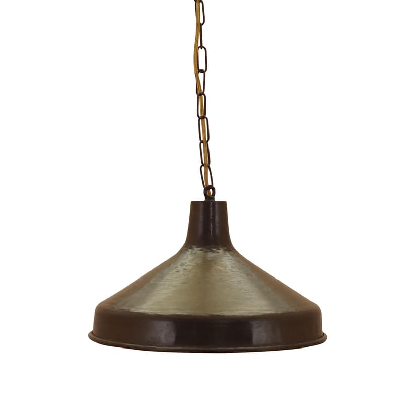 Pendant lamp, golden brass, Denmark, 1960s.
