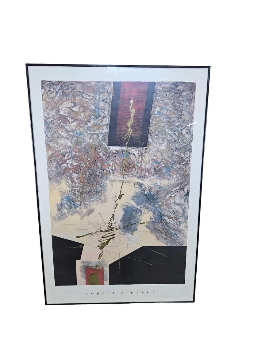 Fotografia artystyczna, abstrakcja 94x62,5 cm, aut. R. A. Devoe, Stany Zjednoczone, lata 80.