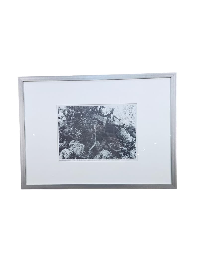Fotografia Weltsegmente nr 18, papier, aluminium czarny biały szary, art. H. Studt, Niemcy, lata 90.