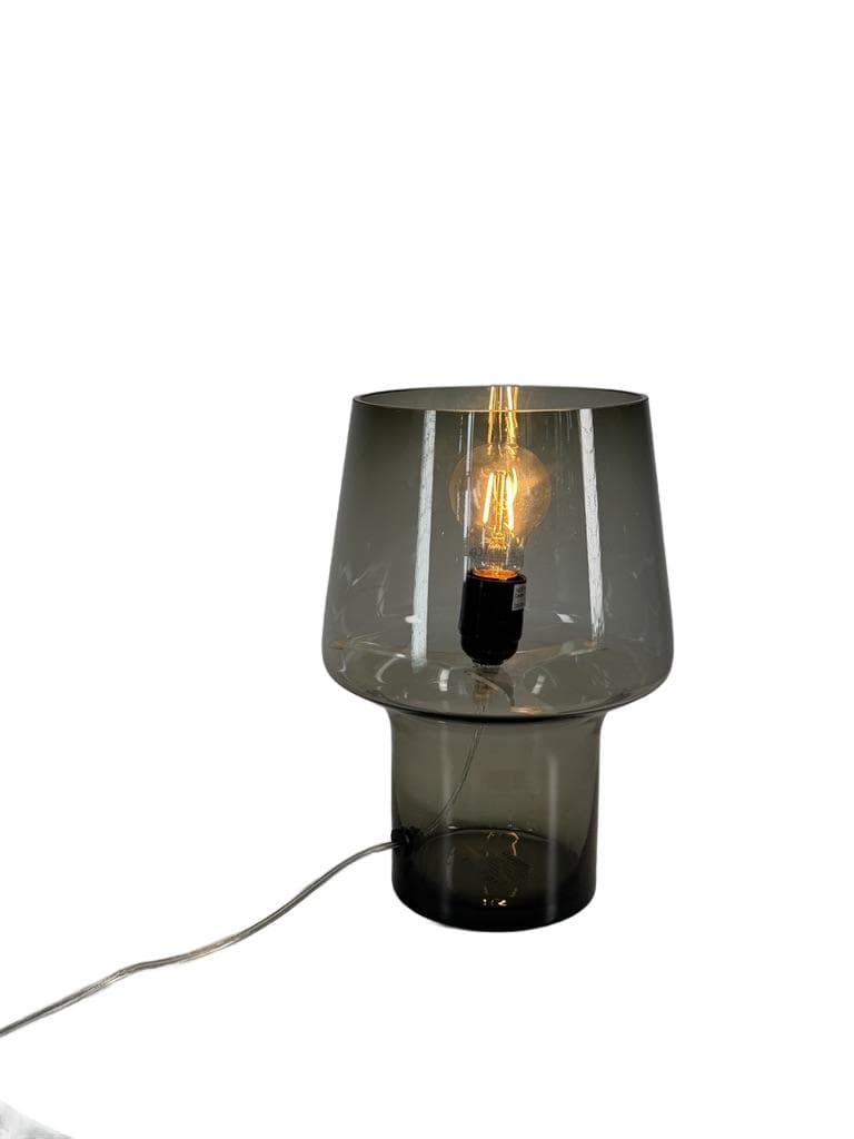 Table lamp Cosy in Grey, grey glass, by H. Koskinen, Muuto, Denmark