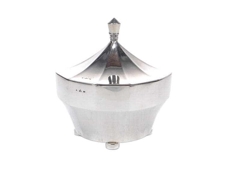 Bonbonniere Art Deco, silver silver, gilding gold, Czechia, 1920s