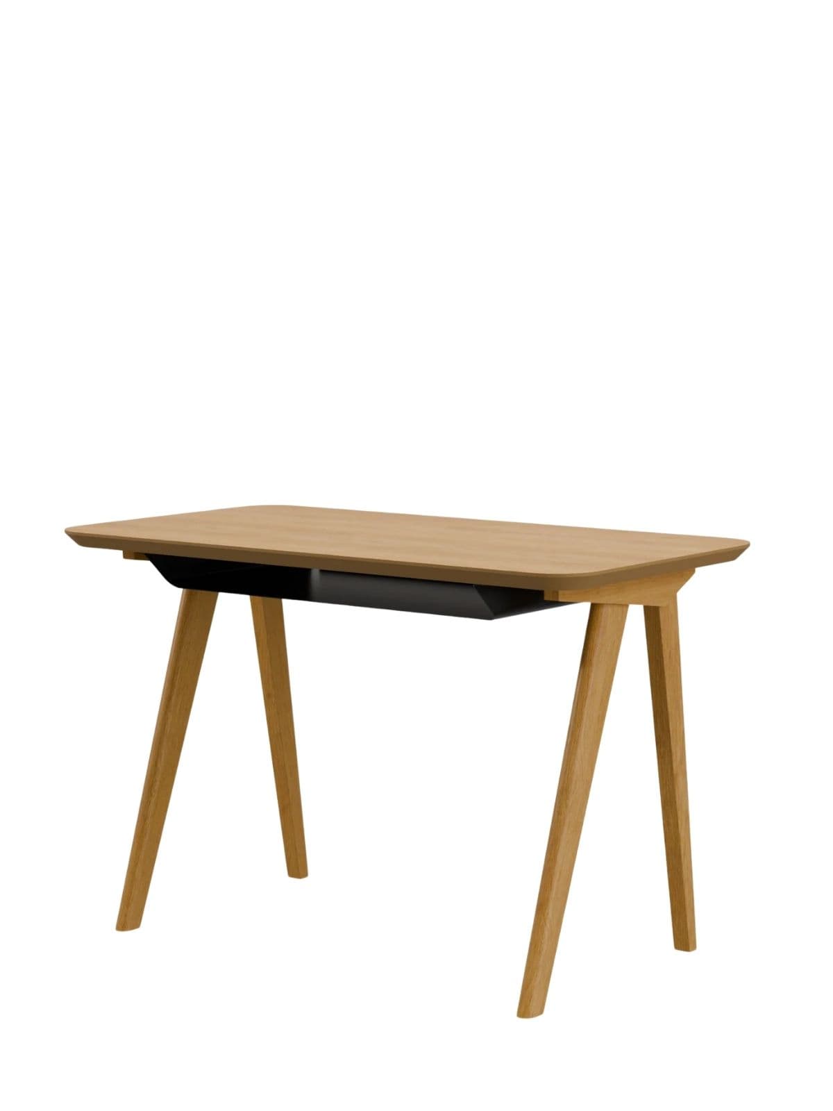 Biurko Minimalist S60 Plus czerwone, dąb 02 Natural, 366 Concept