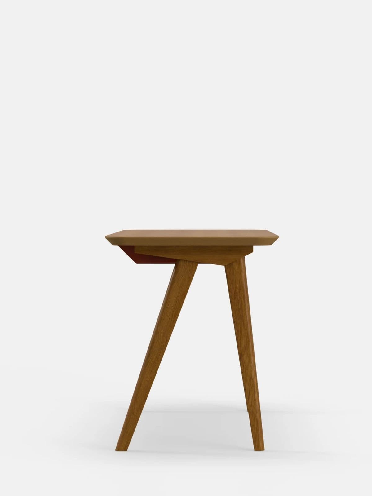 Biurko Minimalist S60 Plus czerwone, dąb 03 Dark, 366 Concept - 368453