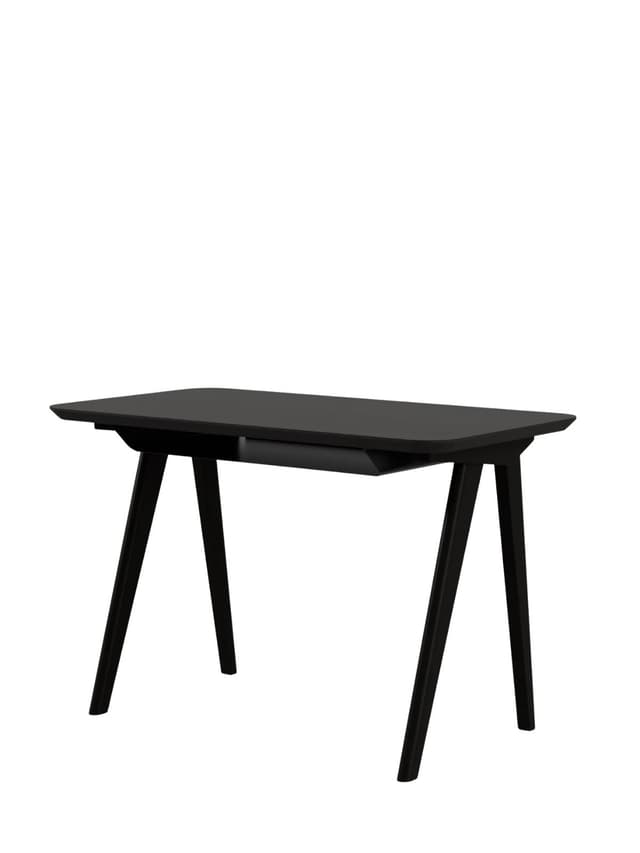 Biurko Minimalist S60 Plus czarne, dąb 04 Black, 366 Concept - WYMIARY