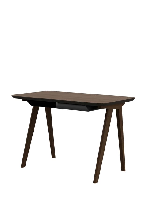 Biurko Minimalist S60 Plus czarne, dąb 05 Brown, 366 Concept - WYMIARY