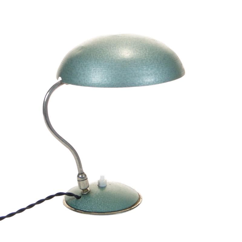 Lampa biurkowa Zaos, zielony, stal, Zakłady Sprzętu Oświetleniowego Zaos, Polska, lata 60.