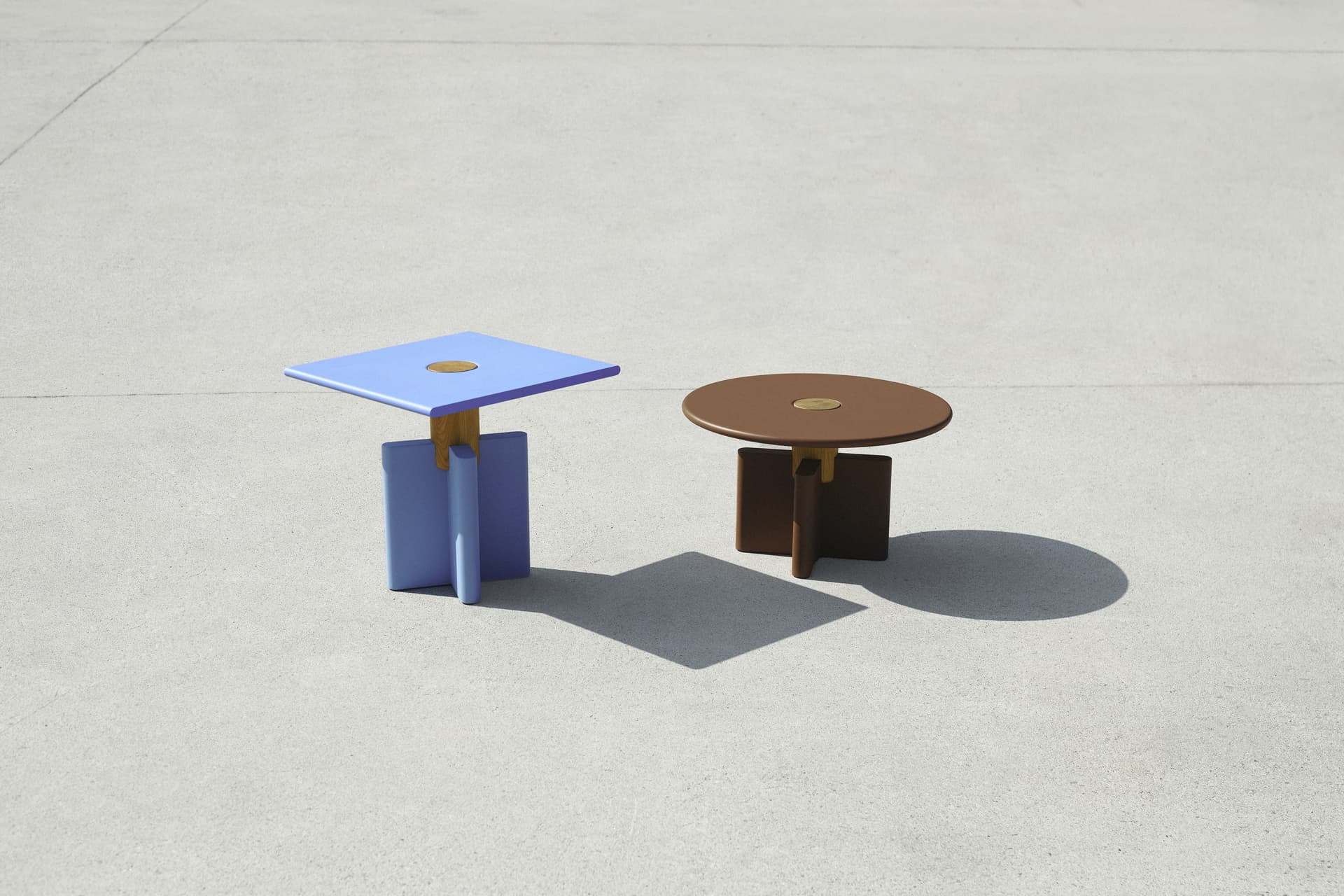 Coffee table Solis 01.01 oak, Ø52, Snapp Form - 372650