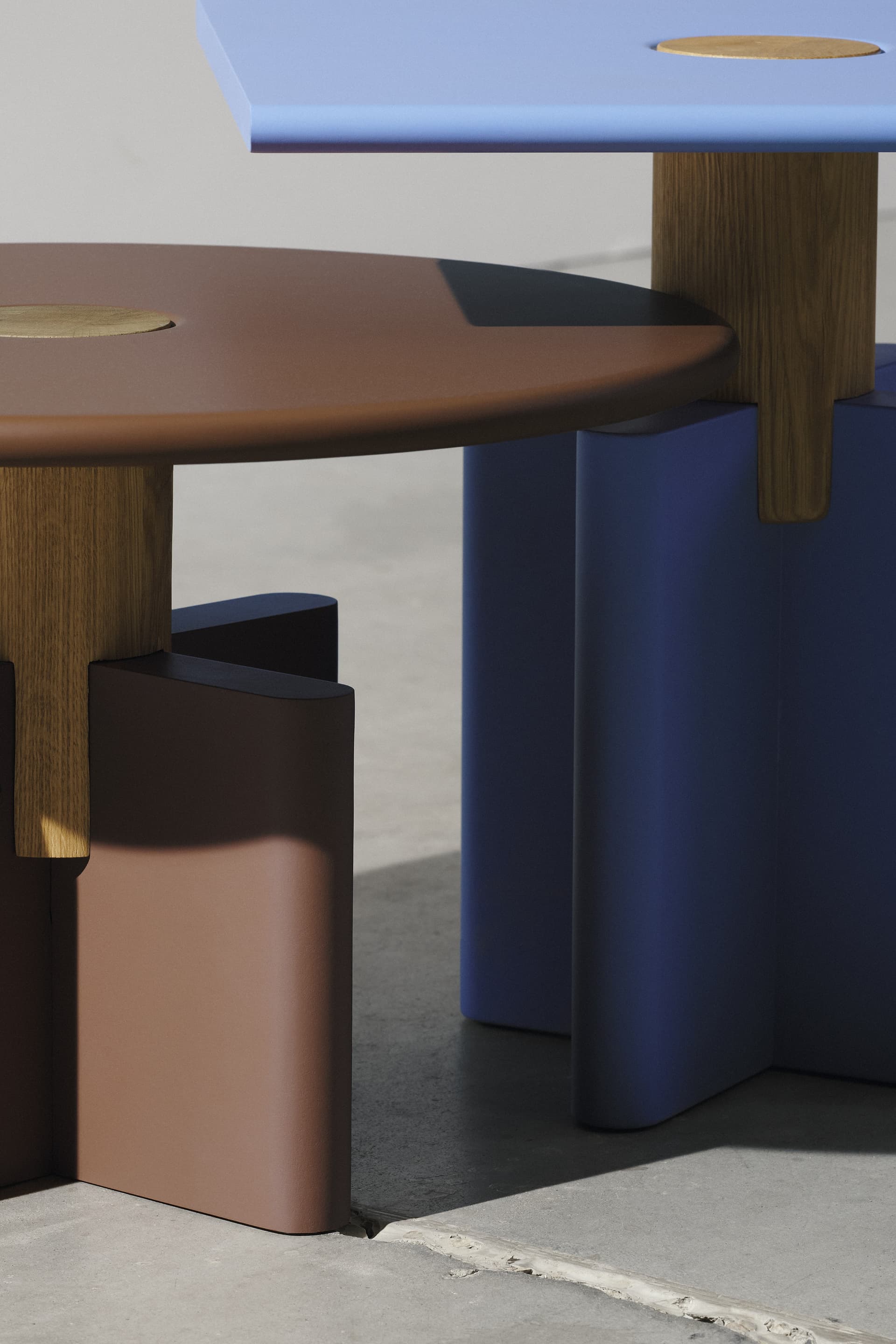 Coffee table Solis 01.01 oak, Ø52, Snapp Form - 372648