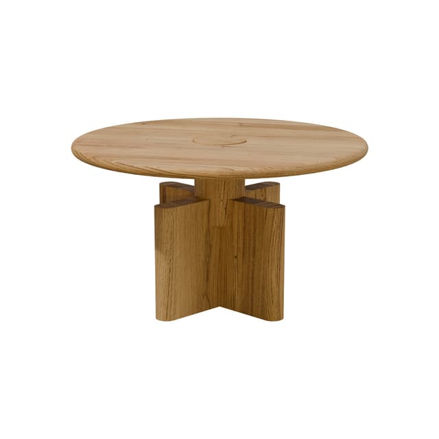 Coffee table Solis 01.01 oak, Ø52, Snapp Form - DIMENSION