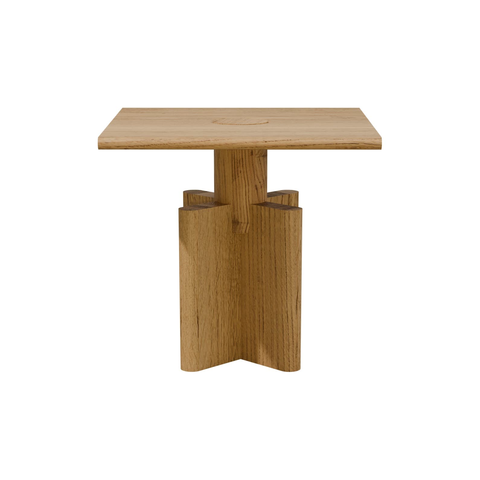 Side table Solis 01.02 oak, 43x43, Snapp Form