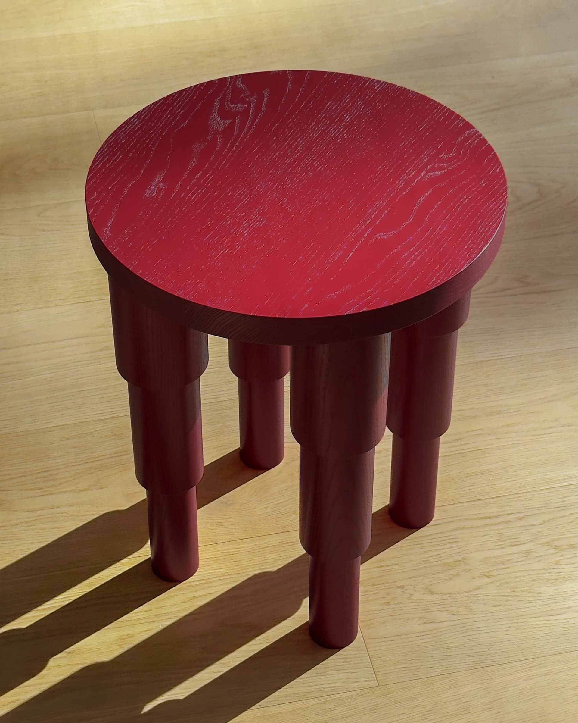 Side table Tele 01.01 dark blue,, Ø40, Snapp Form - 373222