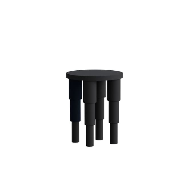 Side table Tele 01.01 black, Ø40, Snapp Form - DIMENSION