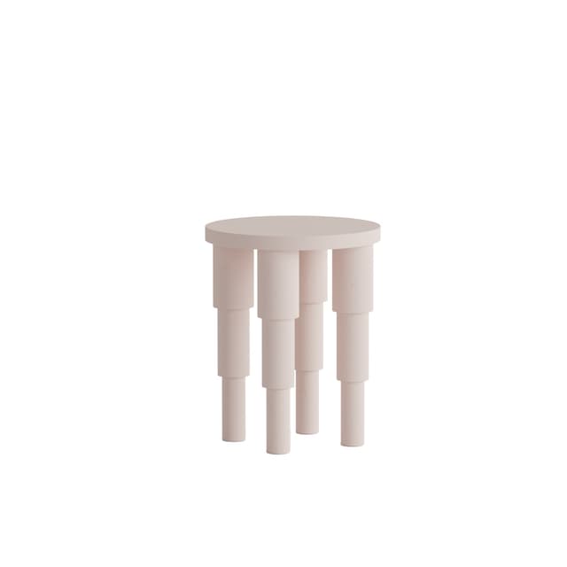 Side table Tele 01.01 pink, Ø40, Snapp Form - DIMENSION