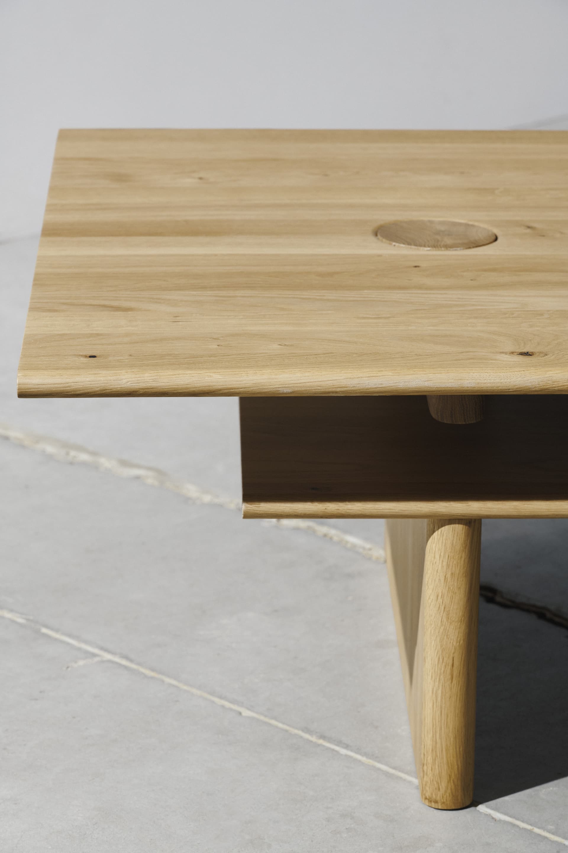 Coffee table Solis 02.01 oak 120x72, Snapp Form - 373244