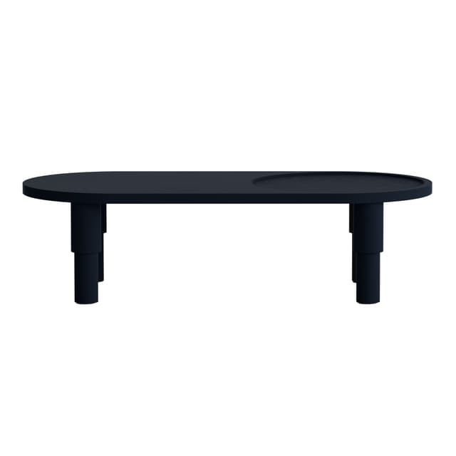 Coffee table Tele 02.01, navy blue, 130x60, Snapp Form - DIMENSION