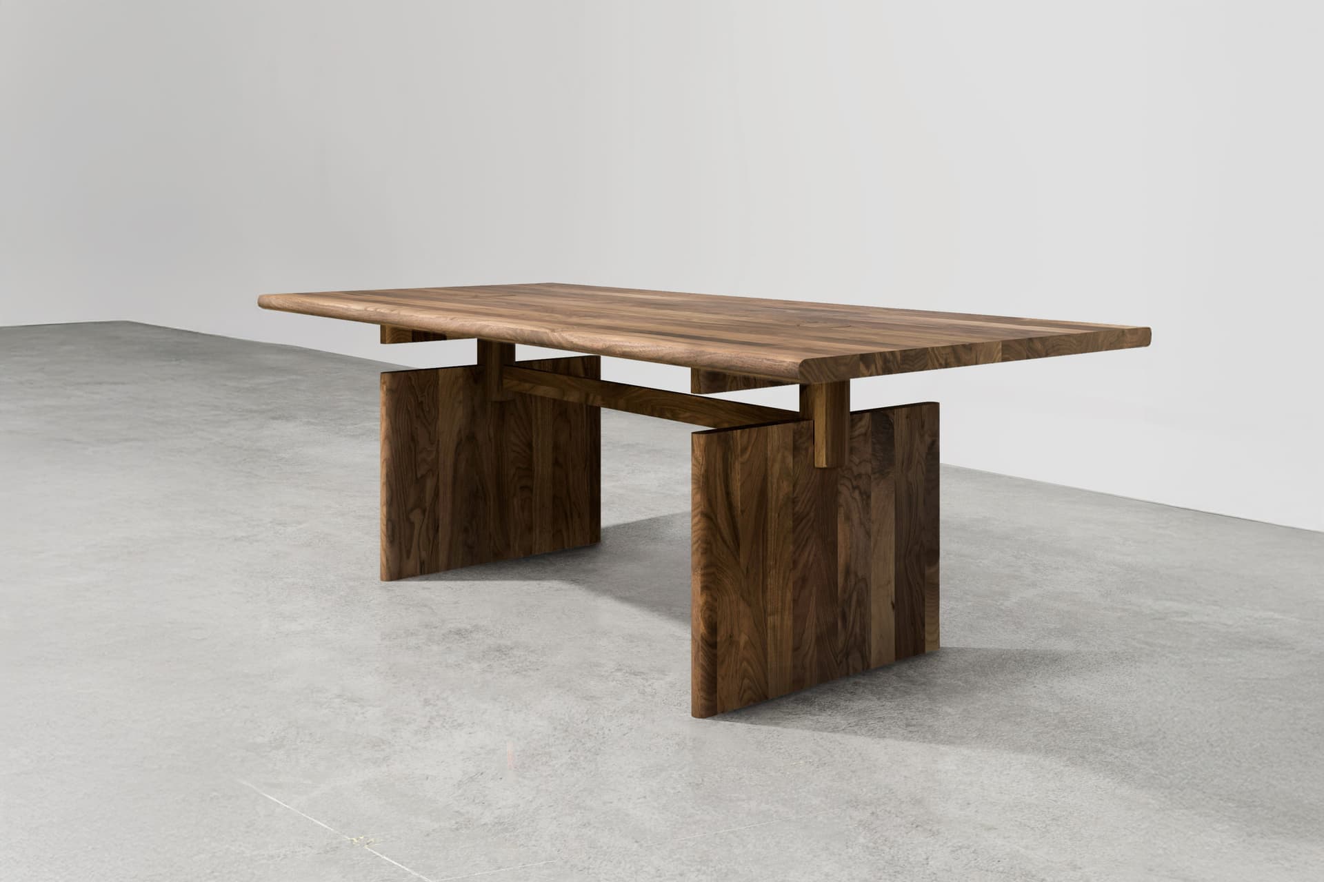 Table Solis 03.01 American walnut 180x90, Snapp Form - 373491