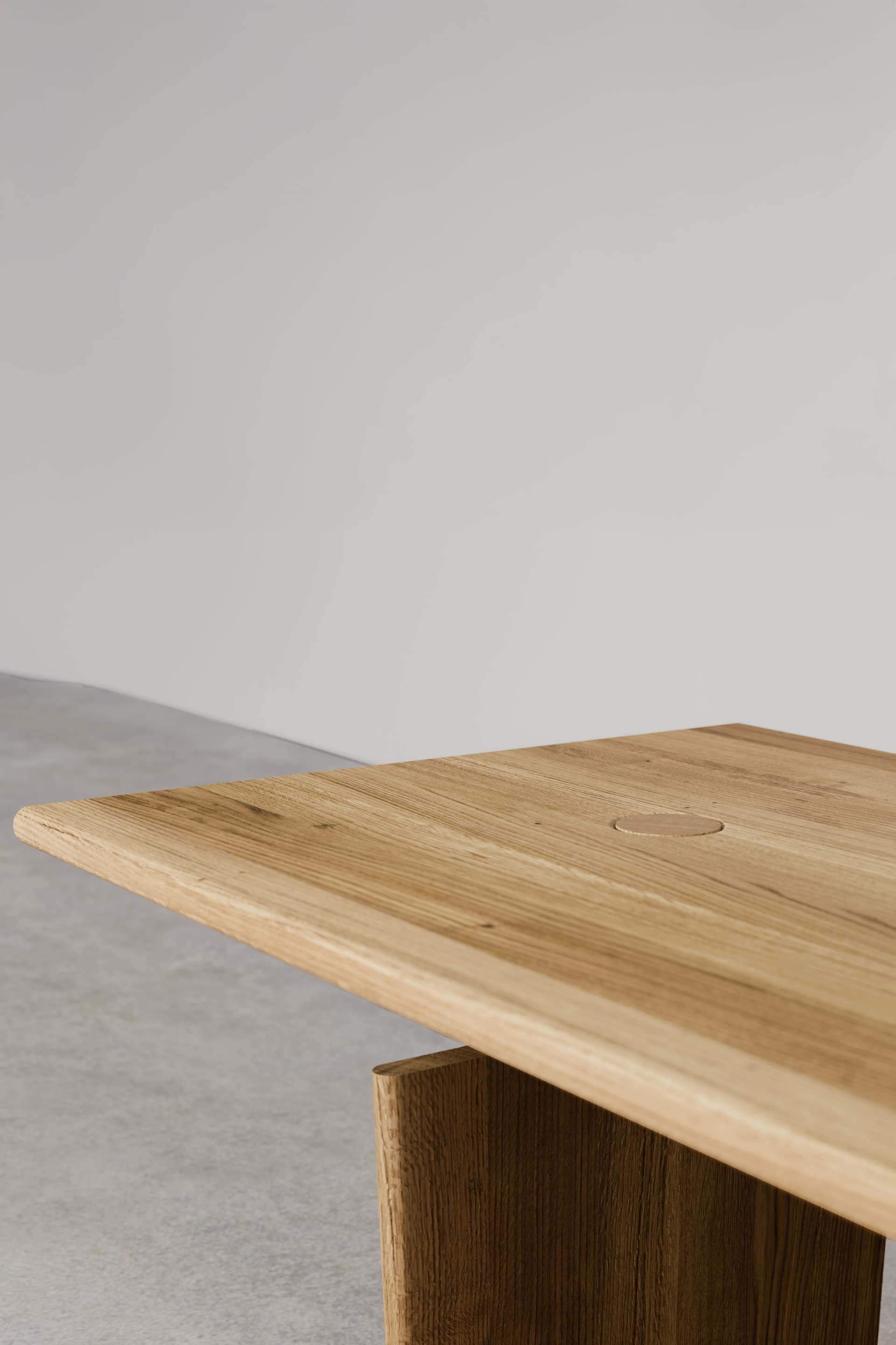 Table Solis 03.01 American walnut 180x90, Snapp Form - 373492