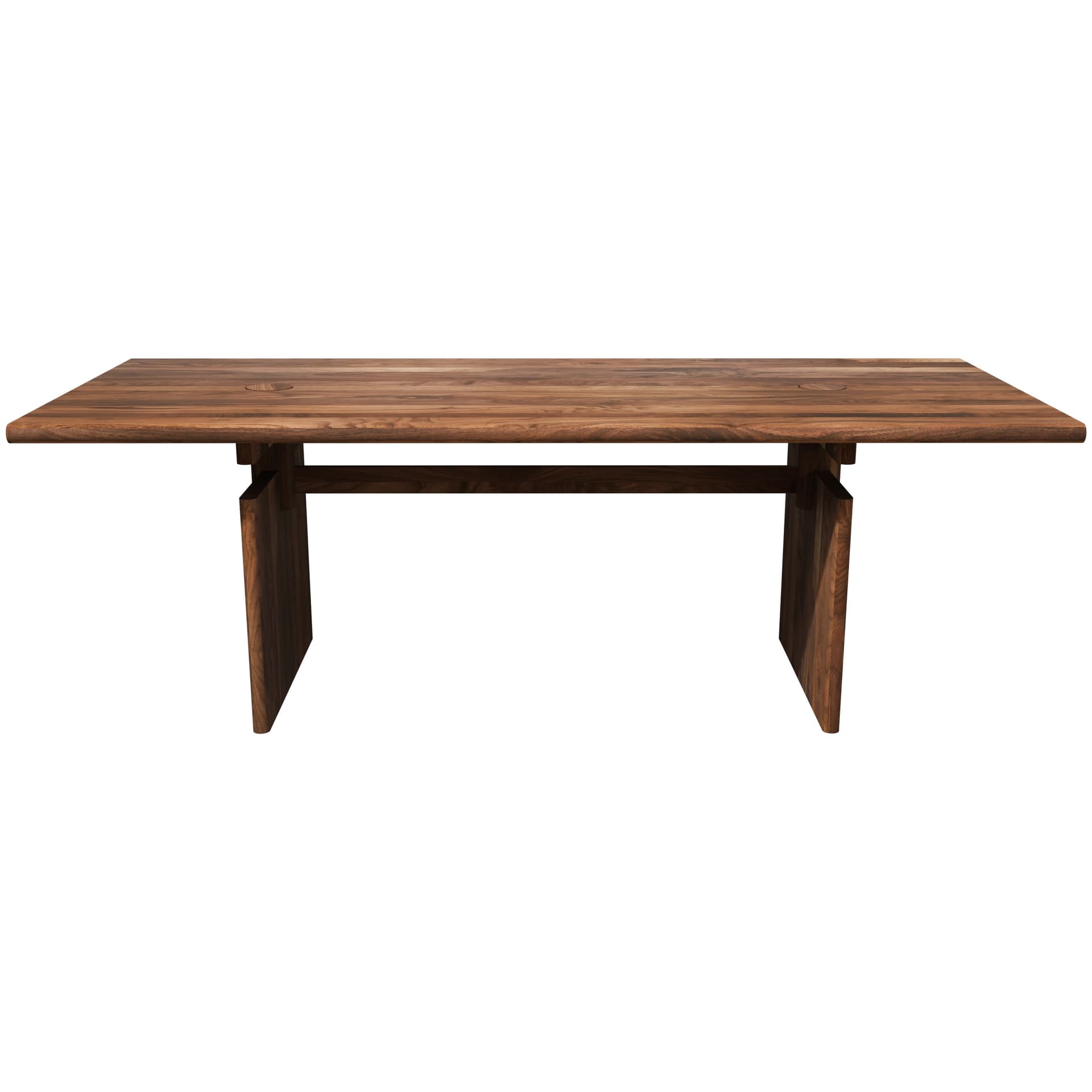 Table Solis 03.01 American walnut 180x90, Snapp Form - 373490