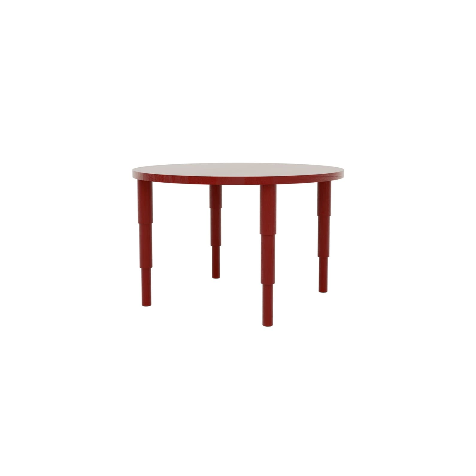 Table Tele Round 03.02 burgundy, Ø120, Snapp Form