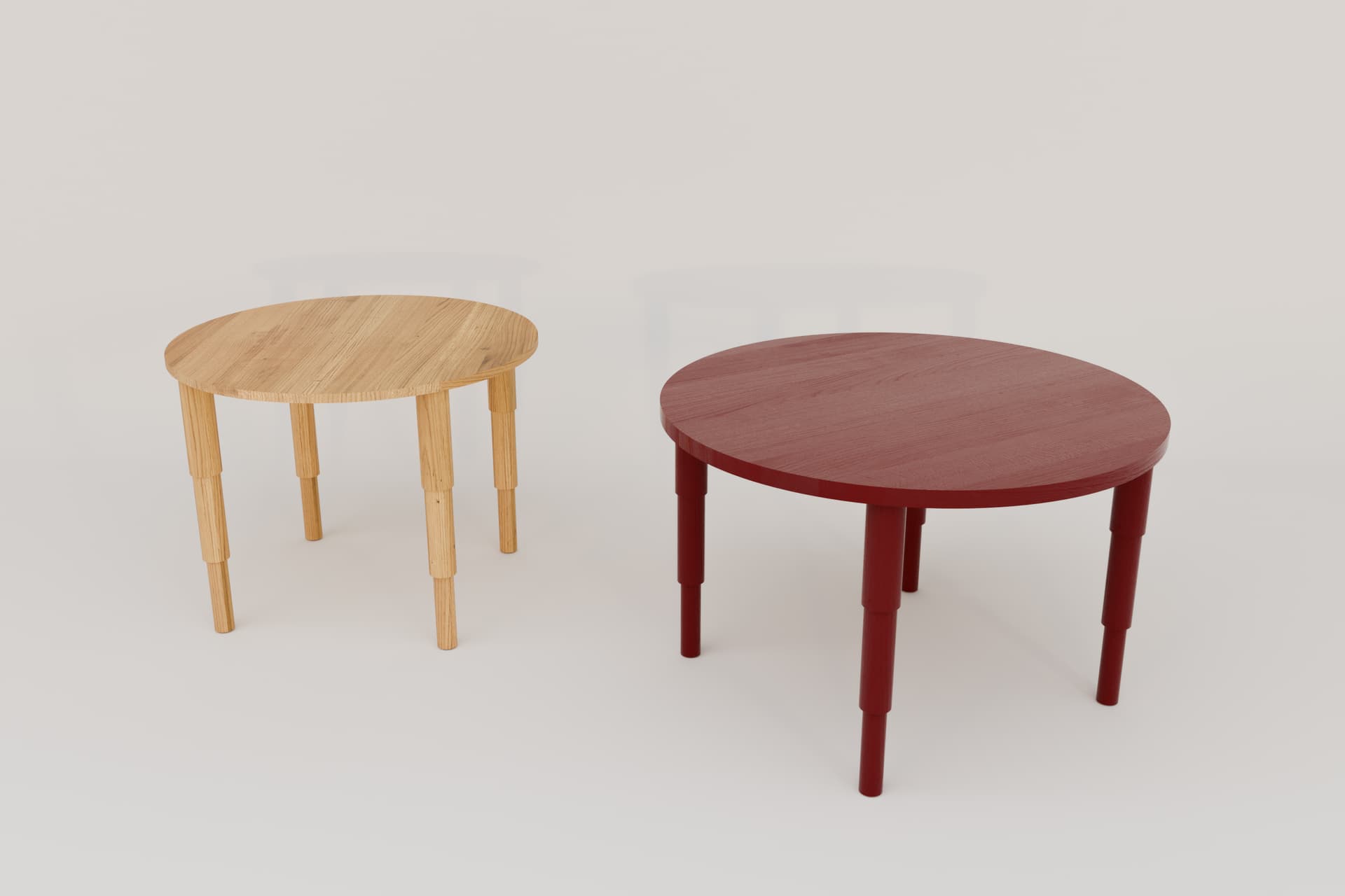 Table Tele Round 03.02 navy blue, Ø120, Snapp Form - 373575