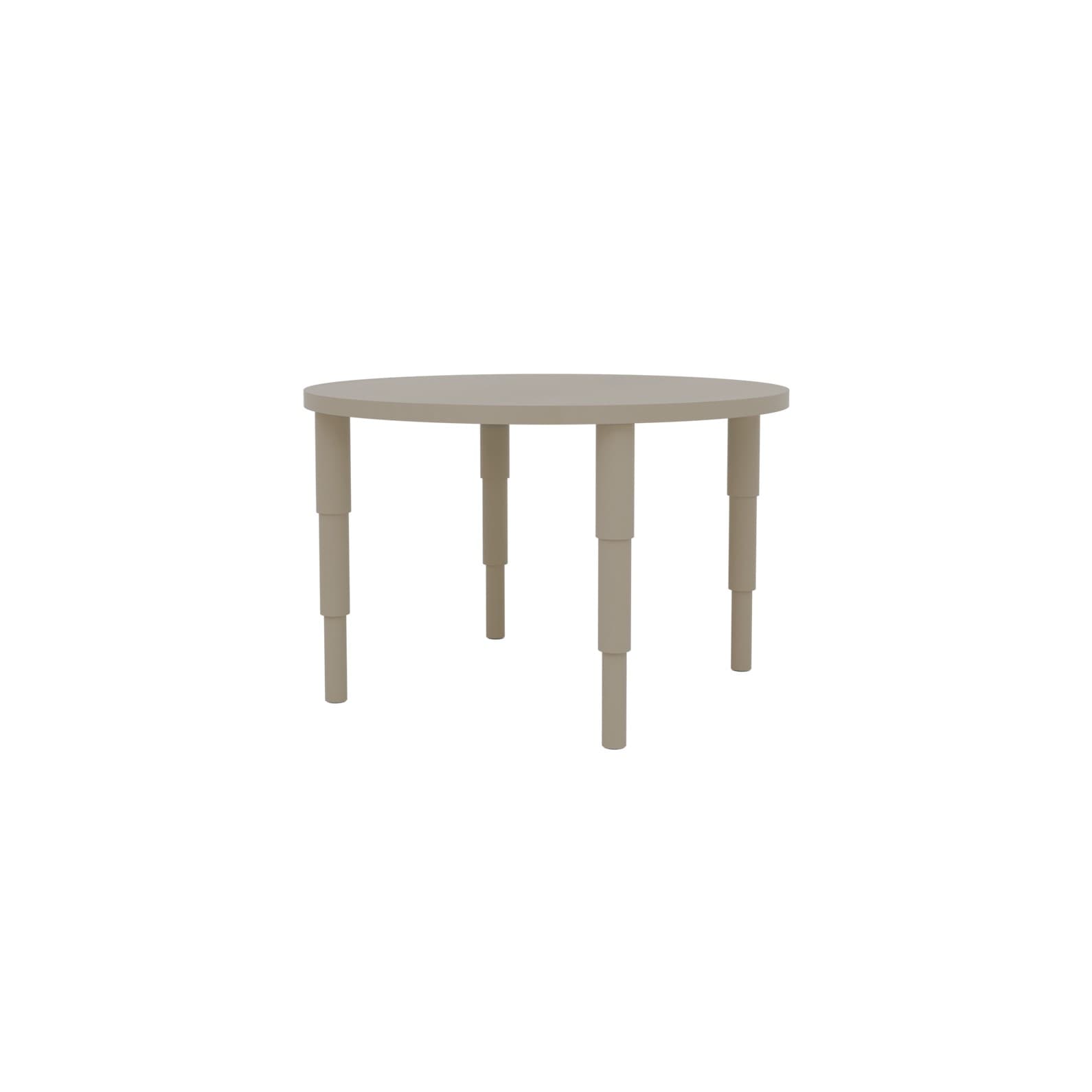Table Tele Round 03.02 cashmere Ø120, Snapp Form