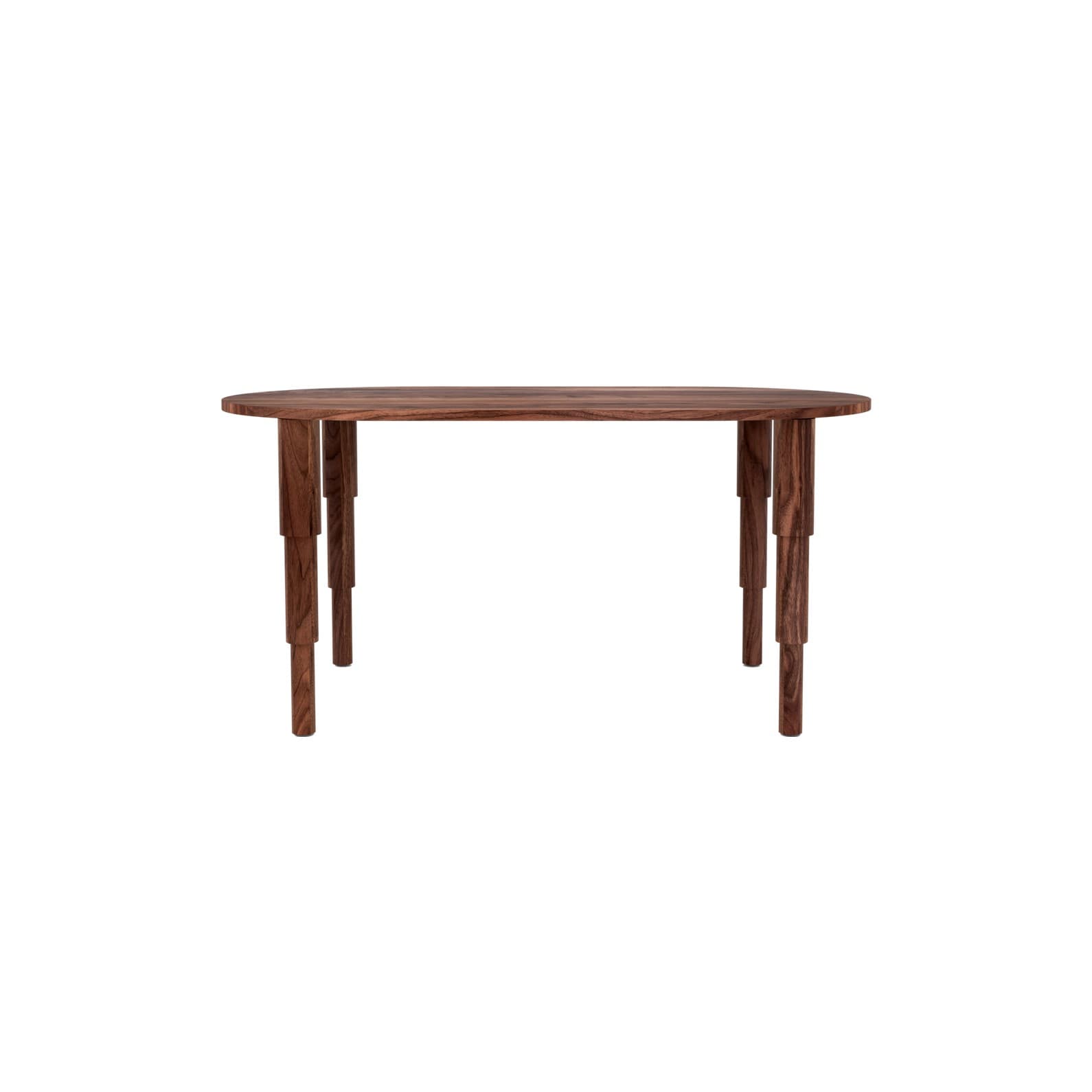 Table Tele tic 03.01 American walnut 160x90, Snapp Form
