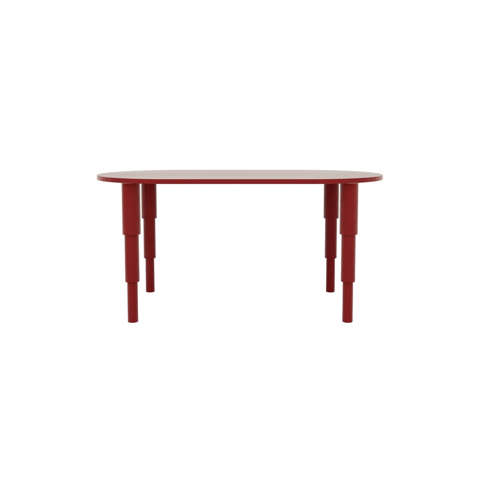 Table Tele tic 03.01 burgundy, 160x90, Snapp Form