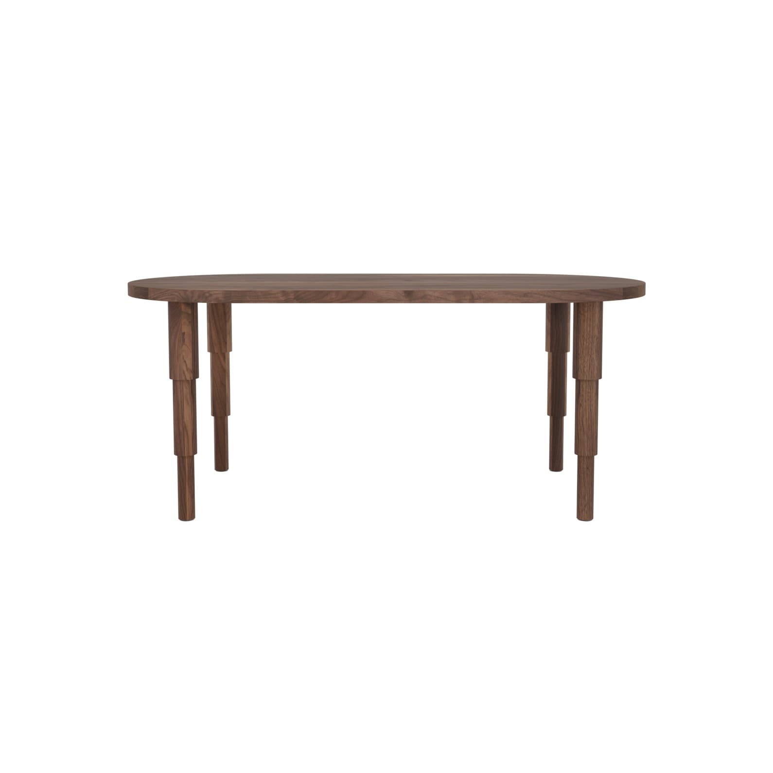 Table Tele tic 03.02 American walnut 180x90, Snapp Form