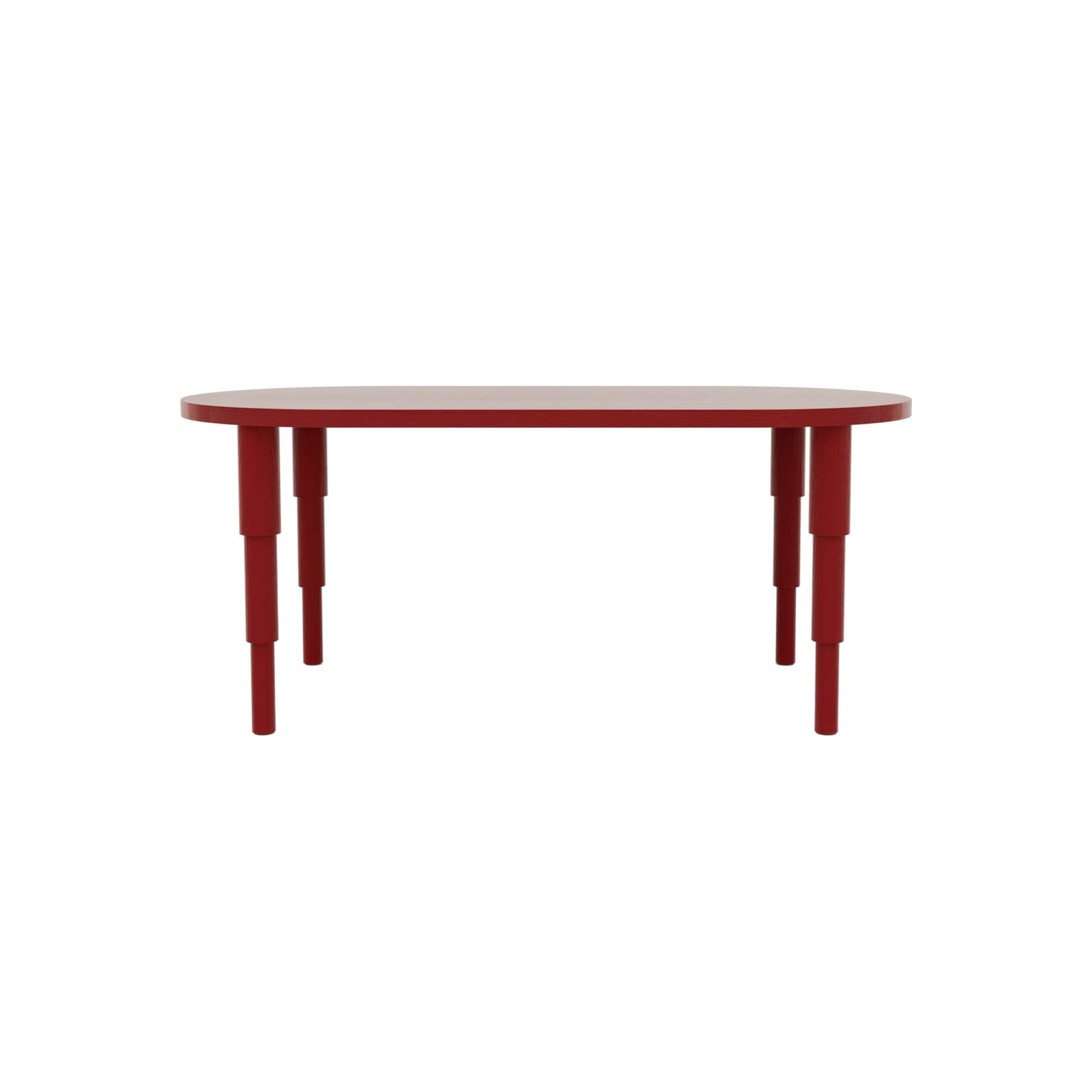 Table Tele tic 03.02 burgundy, 180x90, Snapp Form