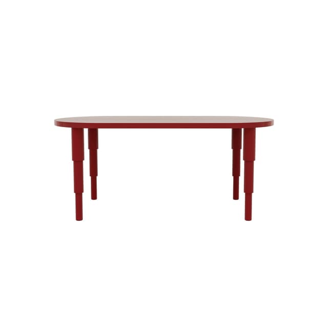 Table Tele tic 03.02 burgundy, 180x90, Snapp Form - DIMENSION