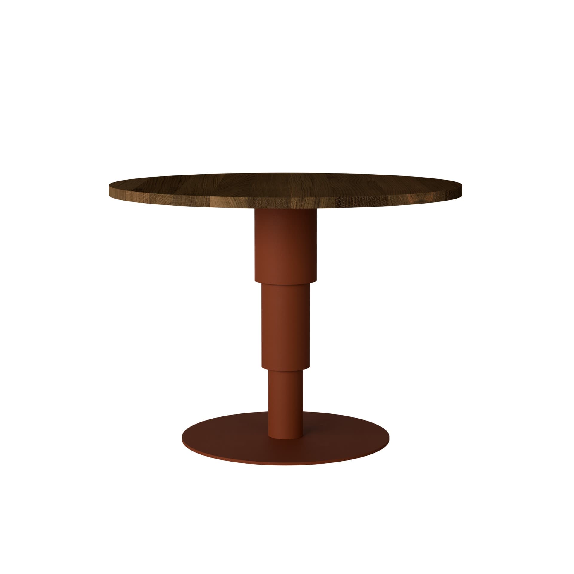Table Tele one 03.01 oak cassela Ø100, Snapp Form