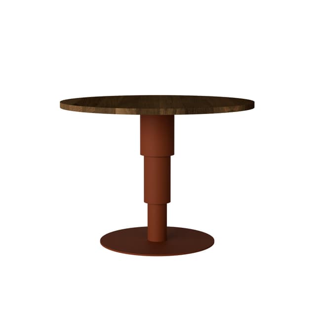 Table Tele one 03.01 oak cassela Ø100, Snapp Form - DIMENSION