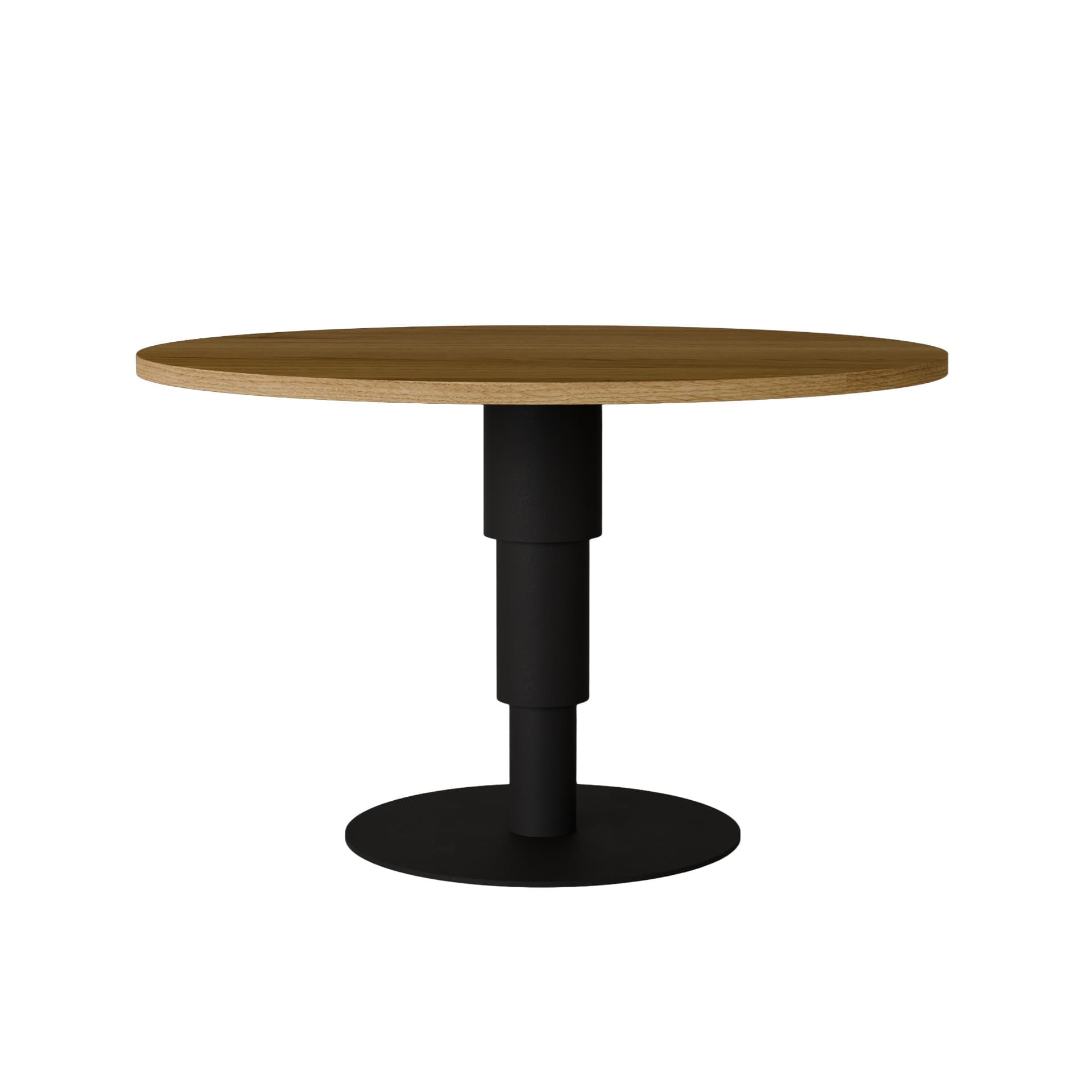 Table Tele one 03.02 oak Ø120, Snapp Form