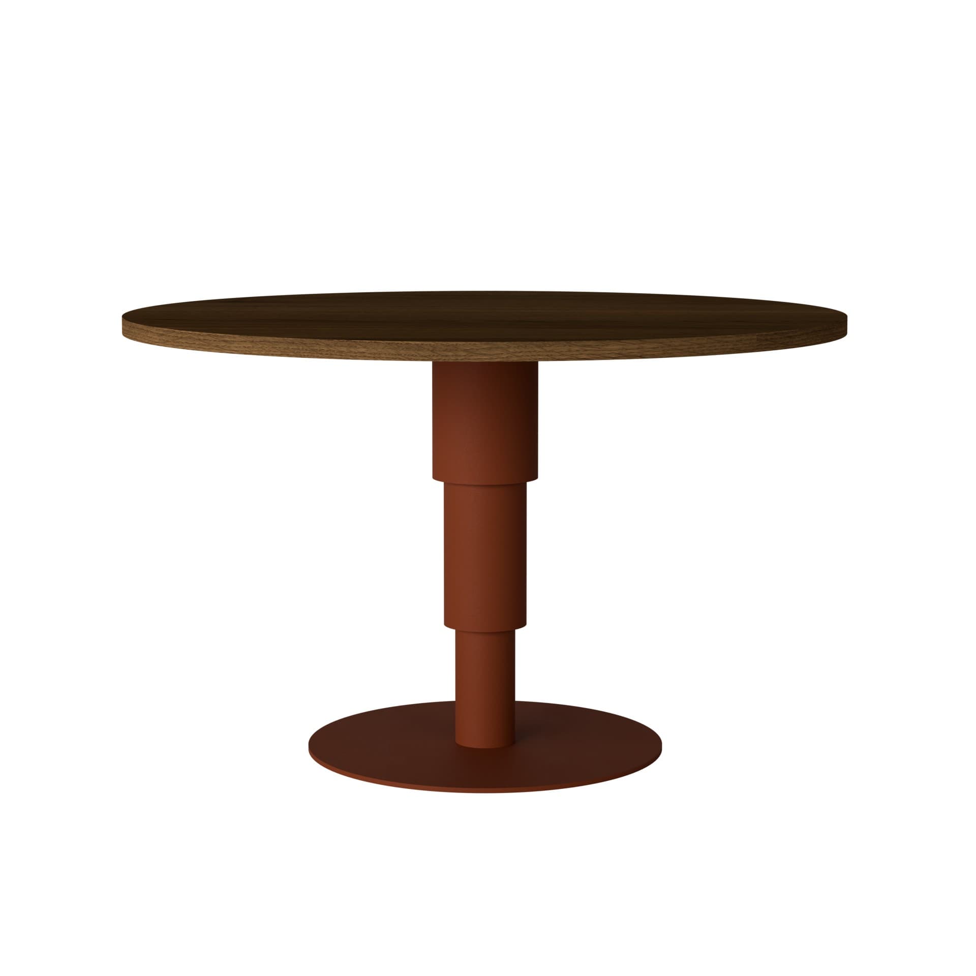 Table Tele one 03.02 oak cassela Ø120, Snapp Form