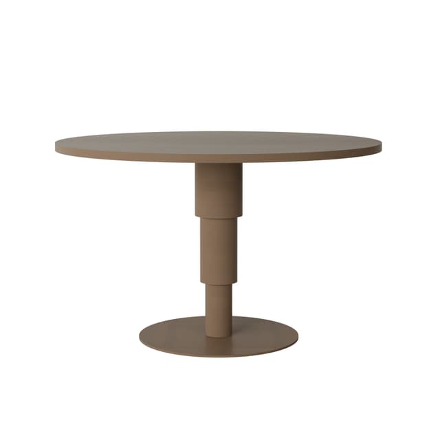 Table Tele one 03.02 cashmere ash Ø120, Snapp Form - DIMENSION