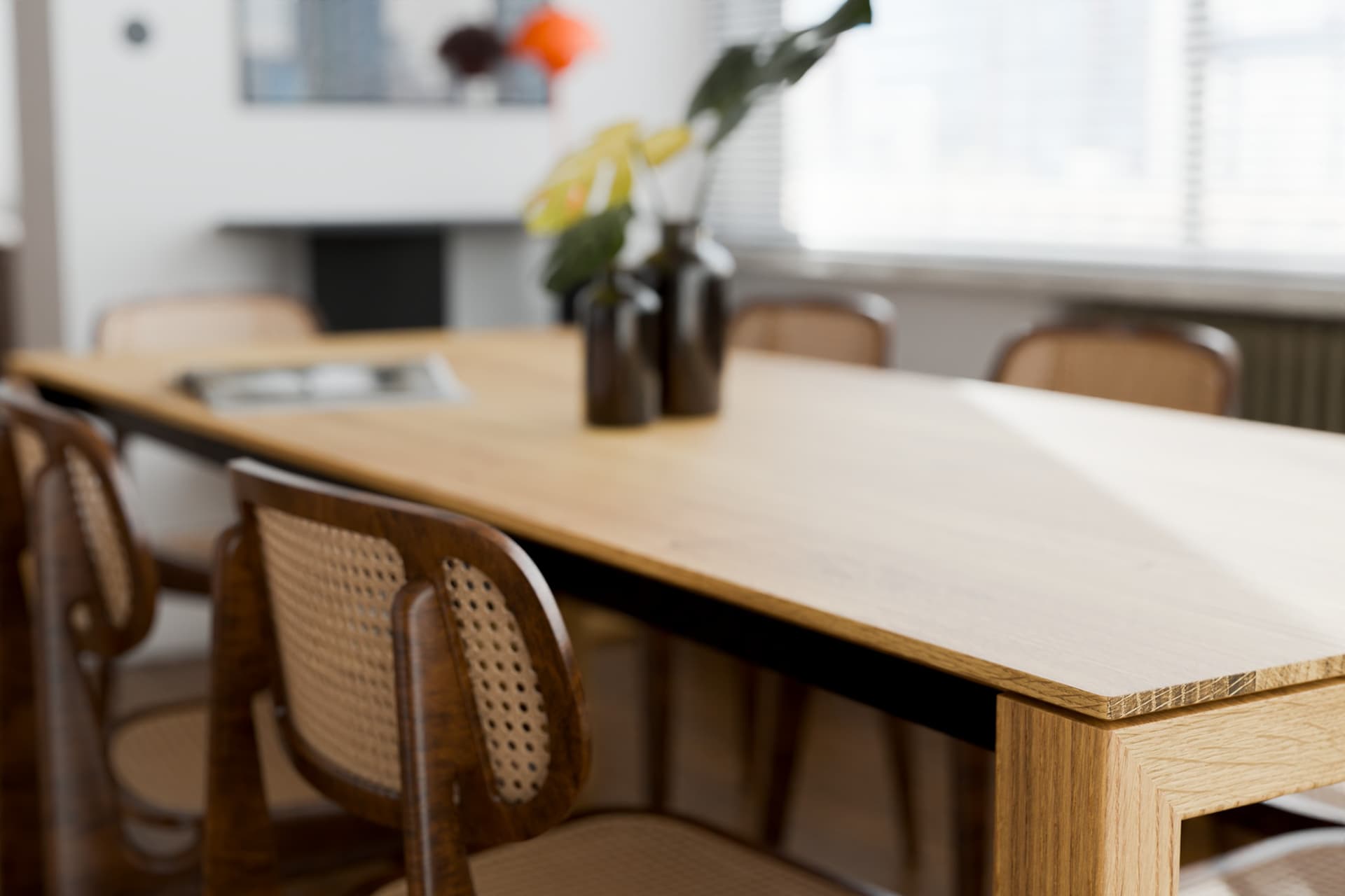 Extendable table Aras 04.01 American walnut 140-190x90, Snapp Form - 373710