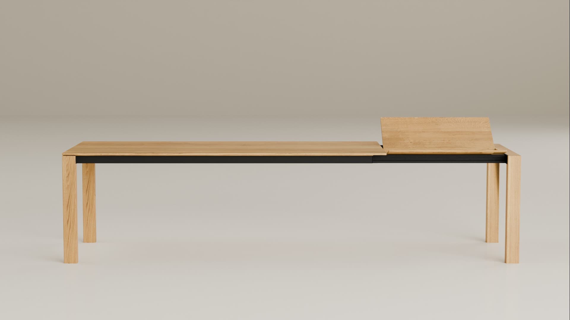 Extendable table Aras 04.01 American walnut 140-190x90, Snapp Form - 373709